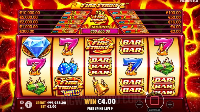 Rahasia Jackpot Slot Fire Strike 2